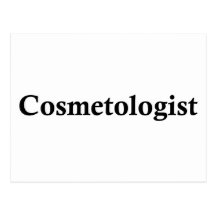 Cosmetologist Tarjeta Postal