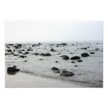 Costa cerca del muelle de Tamshui Fishermans, Taiw Fotografía