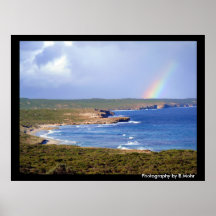 Costa costa del océano meridional poster