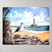 Costa de la gaviota poster