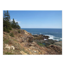Costa de Maine, impresión de la foto