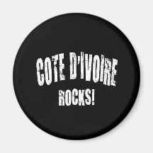 Cote D&Apos; ¡Rocas de Ivoire! Iman Para Frigorífico