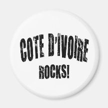 Cote D&Apos; ¡Rocas de Ivoire! Iman Para Frigorífico