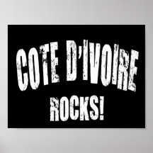 Cote D&Apos; ¡Rocas de Ivoire! Poster