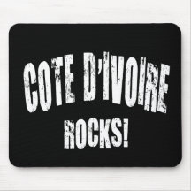 Cote D&Apos; ¡Rocas de Ivoire! Tapete De Ratones