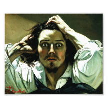 Courbet la impresión desesperada del hombre fotografias