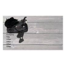 CowboySaddleWoodgrain, nombre, dirección 1, direcc Plantilla De Tarjeta Personal