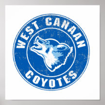 Coyotes del oeste de Canaan Impresiones