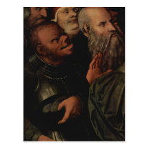 Cranach D.J., und de Lucas Christus muere Ehebrech Tarjetas Postales