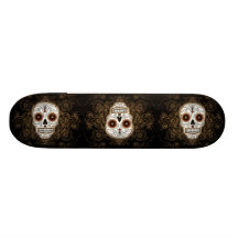 Cráneo #1 del azúcar del vintage patin personalizado