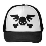 Cráneo con alas gorro