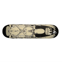 cráneo con alas patin personalizado