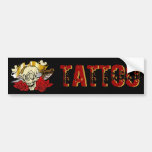 Cráneo de 315 tatuajes etiqueta de parachoque