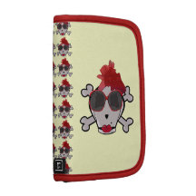Cráneo de Crawford del hueso y gafas de sol y gorr Organizador