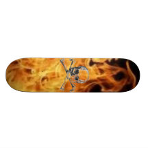 cráneo de la llama tablas de patinar