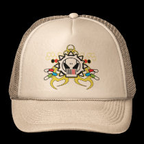 Cráneo de la tecnología del Biohazard gorras