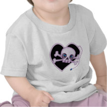 Cráneo de neón púrpura camiseta