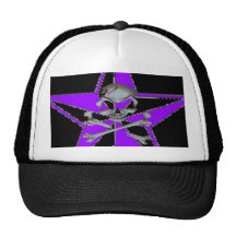Cráneo de Rockstar y gorra de béisbol de la bander