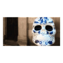 Cráneo de Talavera, San Miguel de Allende, tarjeta Tarjeta Fotografica Personalizada