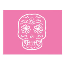 Cráneo del azúcar de Calavera Tarjeta Postal