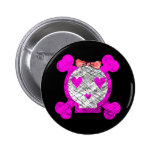 CRÁNEO DEL CHICA DEL ESTILO EMO DEL GRUNGE PIN