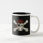 Cráneo del pirata - taza de Halloween