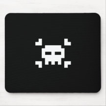 Cráneo del pixel tapete de raton