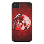 Cráneo del vintage de la pulpa Case-Mate iPhone 4 carcasas