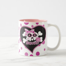 Cráneo dulce tazas