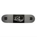 Cráneo, en blanco tablas de skate