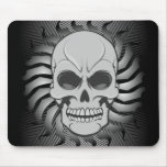 Cráneo enojado: Ejemplo del vector: Mousepad de en Alfombrillas De Ratón