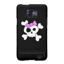Cráneo femenino lindo galaxy s2 fundas
