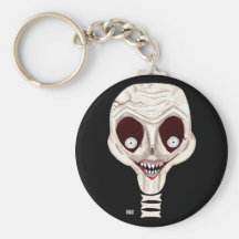 Cráneo horrible llaveros personalizados