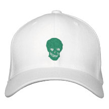 Cráneo irlandés gorro bordado