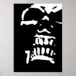 Cráneo mórbido poster