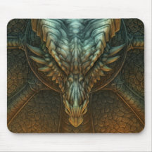 Cráneo Mousepad del dragón Tapete De Raton