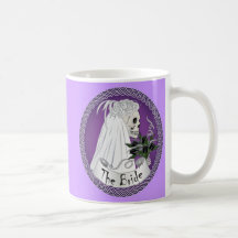 Cráneo nupcial - púrpura taza