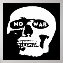 Cráneo pacifista posters