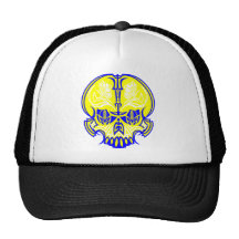 Cráneo Pinstriping Gorras De Camionero