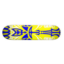 Cráneo Pinstriping Tablas De Patinar