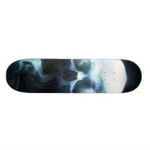 cráneo que fuma patineta personalizada