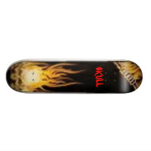 cráneo tabla de patinar