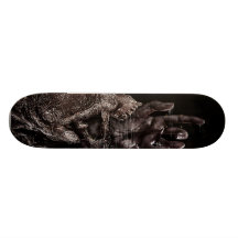 cráneo tabla de skate