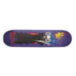 Cráneo travieso tabla de patinar
