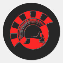 Cráneo Trojan Pegatinas