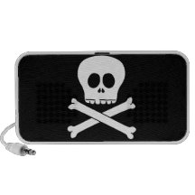 Cráneo y bandera pirata iPhone altavoz