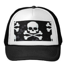 Cráneo y crossbone gorros  