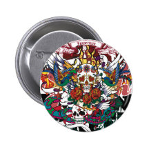 Cráneos del HIppie Pins