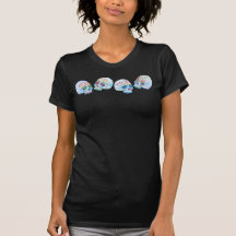 Cráneos mexicanos del azúcar camisetas