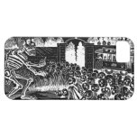 Cráneos y esqueletos de risa iPhone 5 fundas